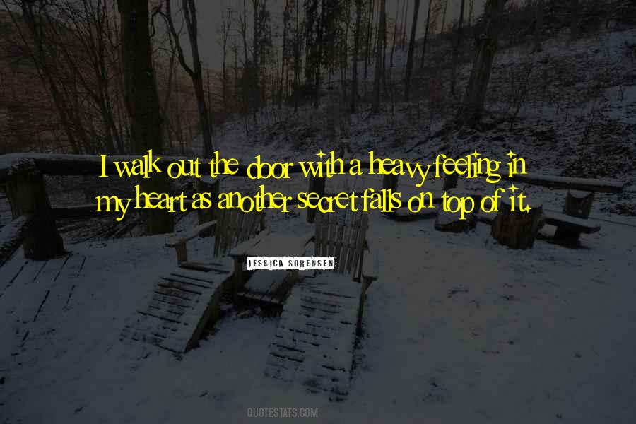 Heavy On My Heart Quotes #807797