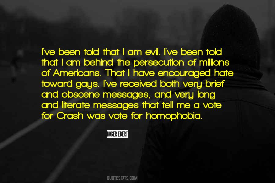 Am Evil Quotes #748496
