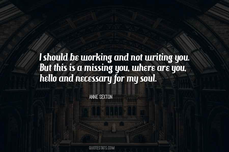 Soul Missing Quotes #1292300