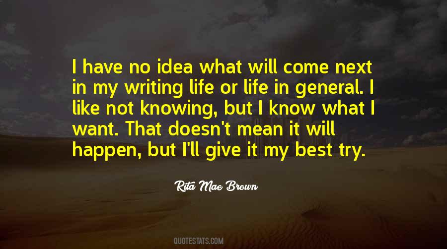 I Will Try My Best Quotes #1454958