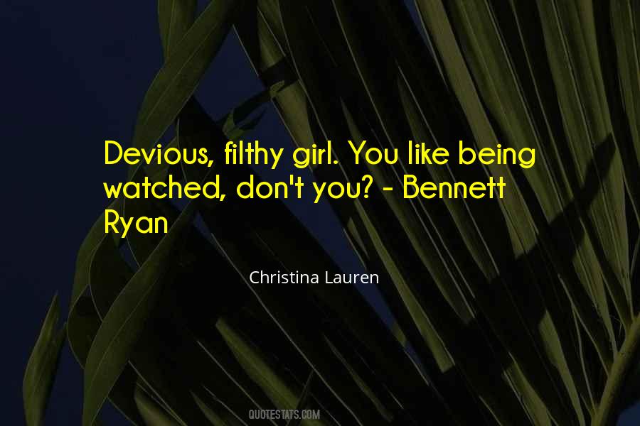 Filthy Girl Quotes #1875696