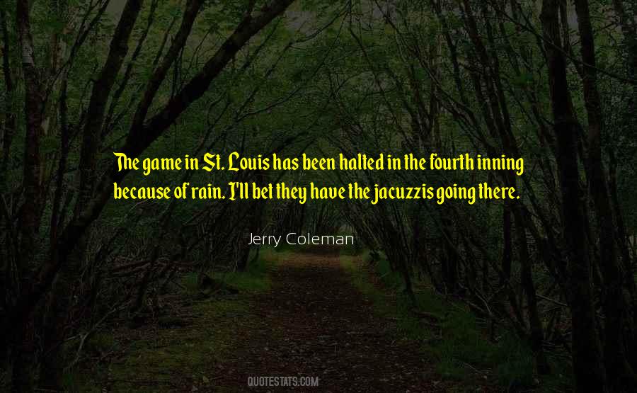 Baseball Rain Quotes #645203
