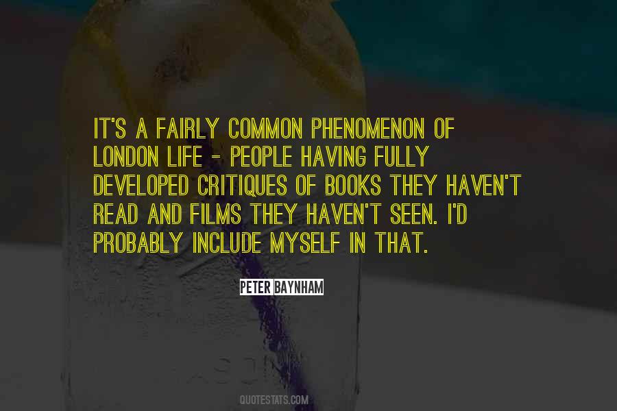 Phenomenon Of Life Quotes #1129316