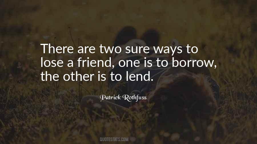 Friend Lose Quotes #445396