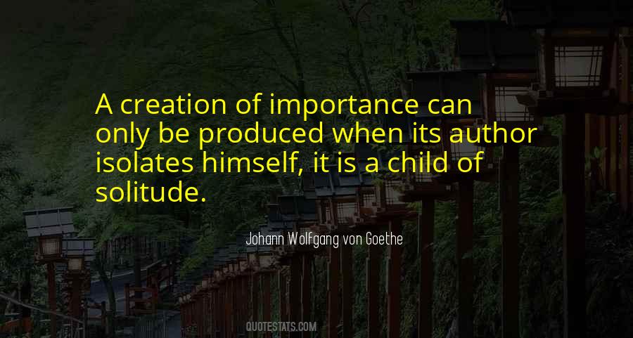 Importance Of Solitude Quotes #368559