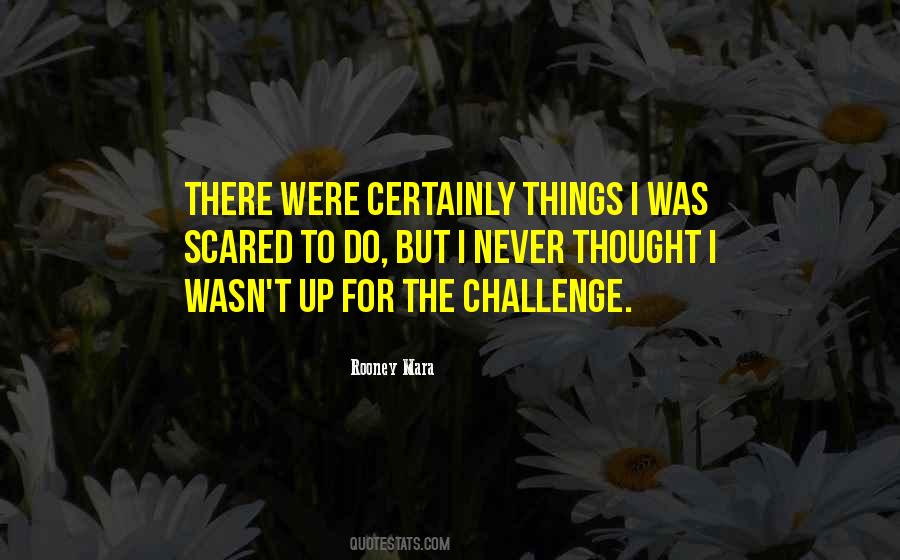 Up To The Challenge Quotes #749400