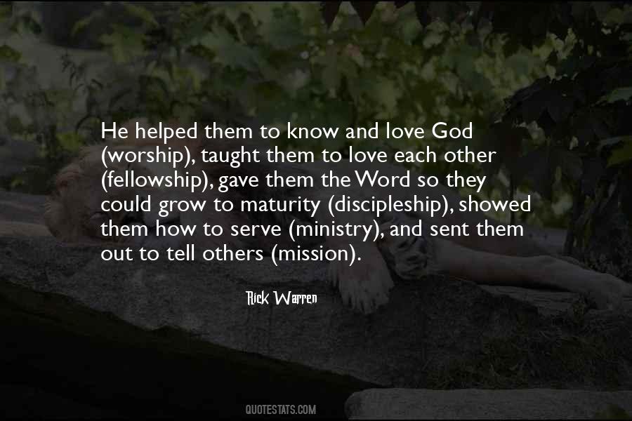 Mission To Serve Quotes #1561644