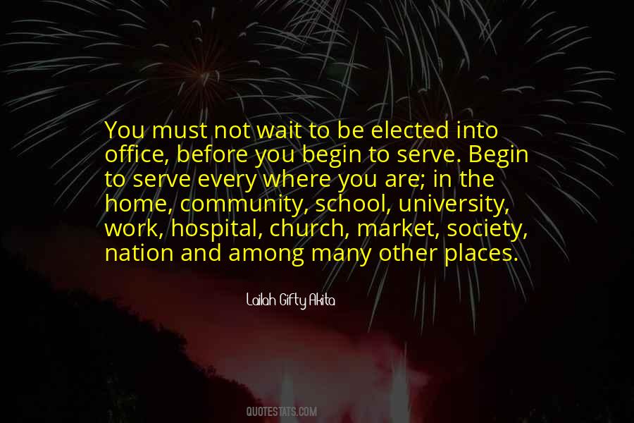 Mission To Serve Quotes #1861743