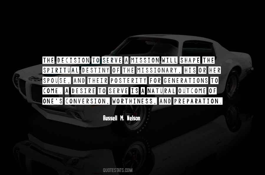 Mission To Serve Quotes #312202