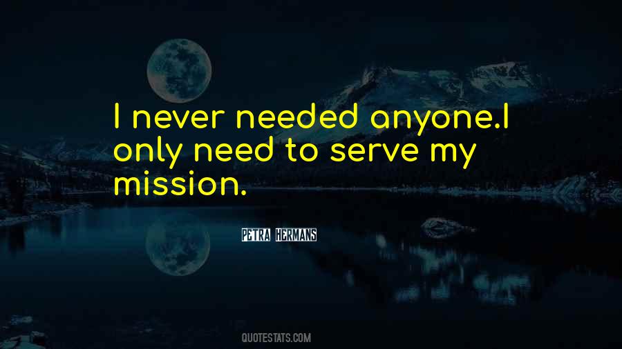 Mission To Serve Quotes #405783