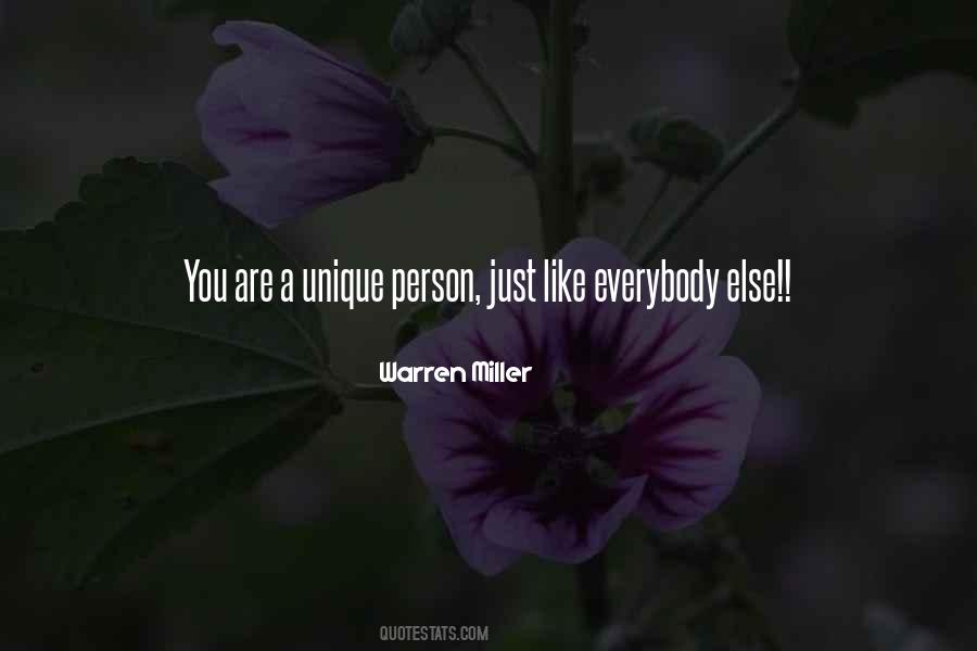 Everybody Is Unique Quotes #639286
