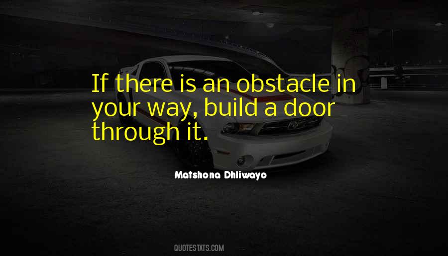 Build A Door Quotes #1367989