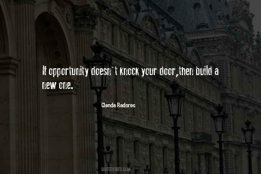 Build A Door Quotes #26436