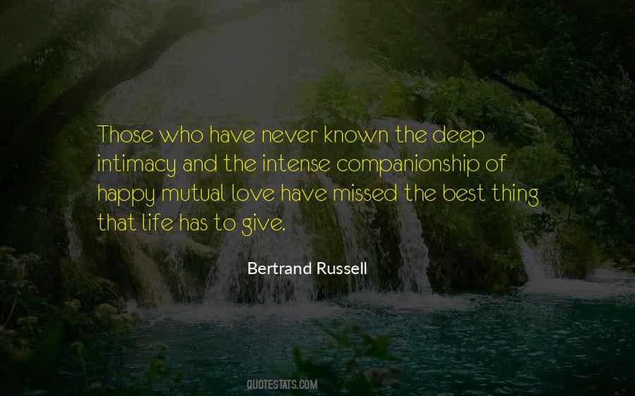 Deep Love Life Quotes #996504