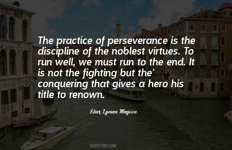 Perseverance And Discipline Quotes #30209