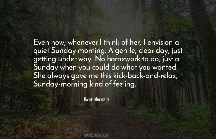 Quiet Sunday Morning Quotes #1845318