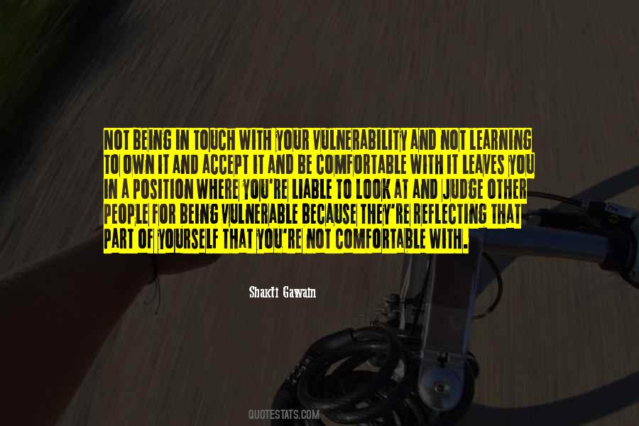 Quotes About Being Comfortable In Your Own #880464