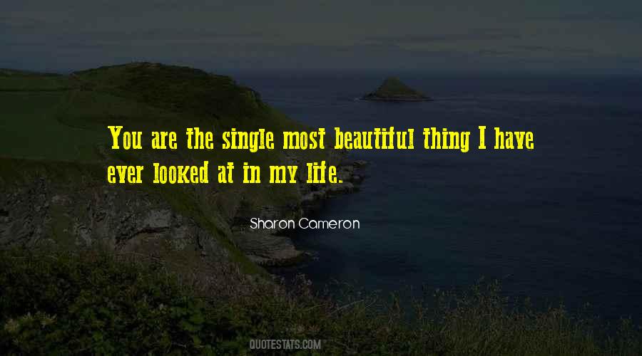 You Are The Most Beautiful Thing Quotes #1710970