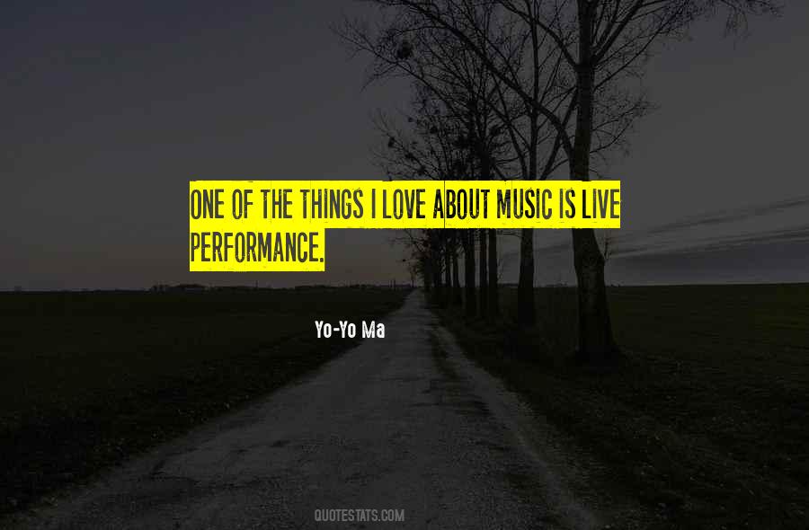 Music Performance Quotes #1236626