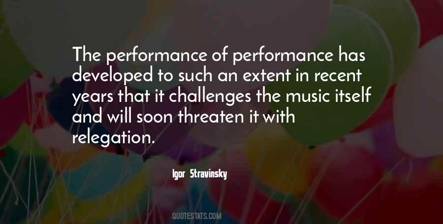 Music Performance Quotes #1483373