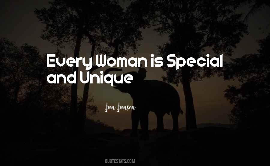 A Woman Is Special Quotes #624751