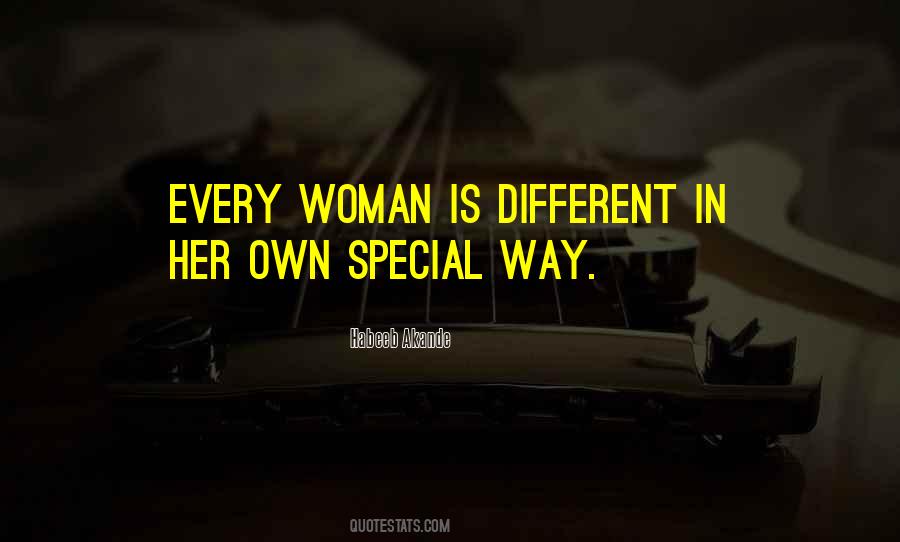 A Woman Is Special Quotes #792582