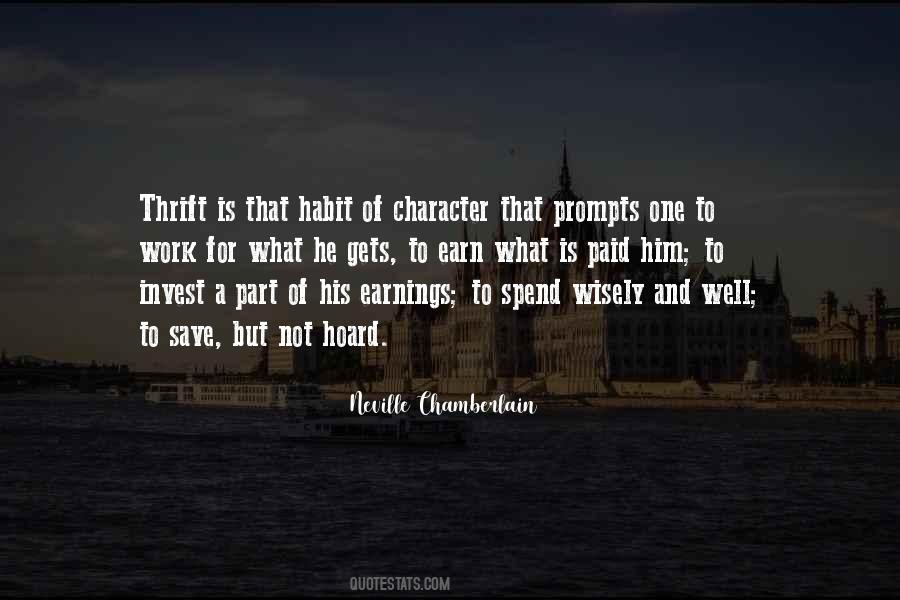 Earn And Spend Quotes #1744343