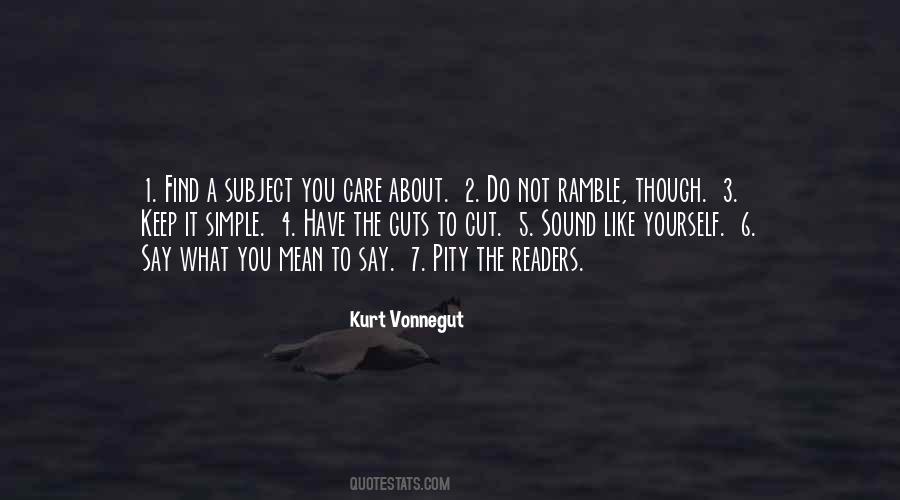 Keep It Yourself Quotes #336584