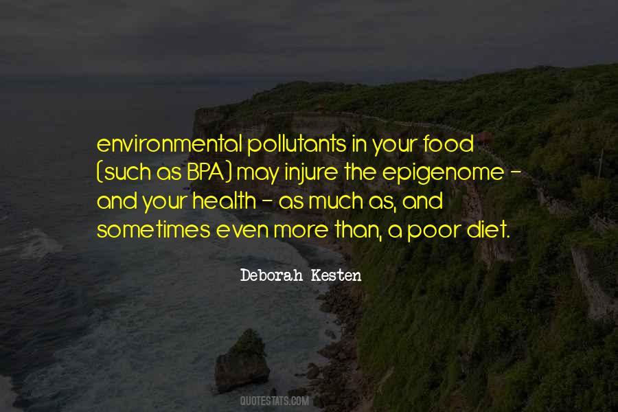 Poor Diet Quotes #1640305