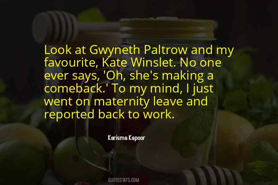 Quotes About Gwyneth #335642