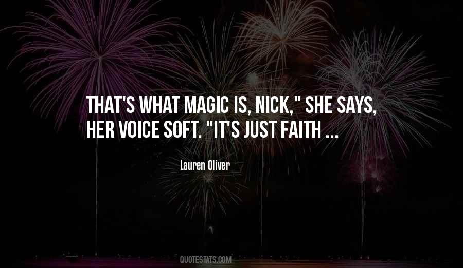 Magic Voice Quotes #1264370