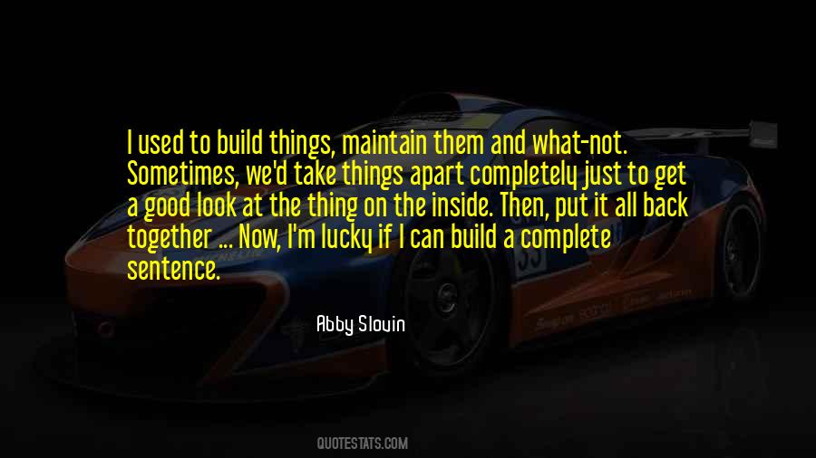 I M Not Lucky Quotes #100502