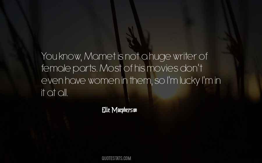 I M Not Lucky Quotes #1317609