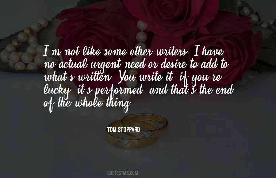 I M Not Lucky Quotes #31451