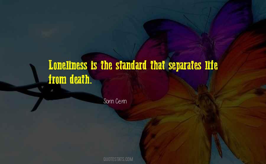 Death Loneliness Quotes #119348