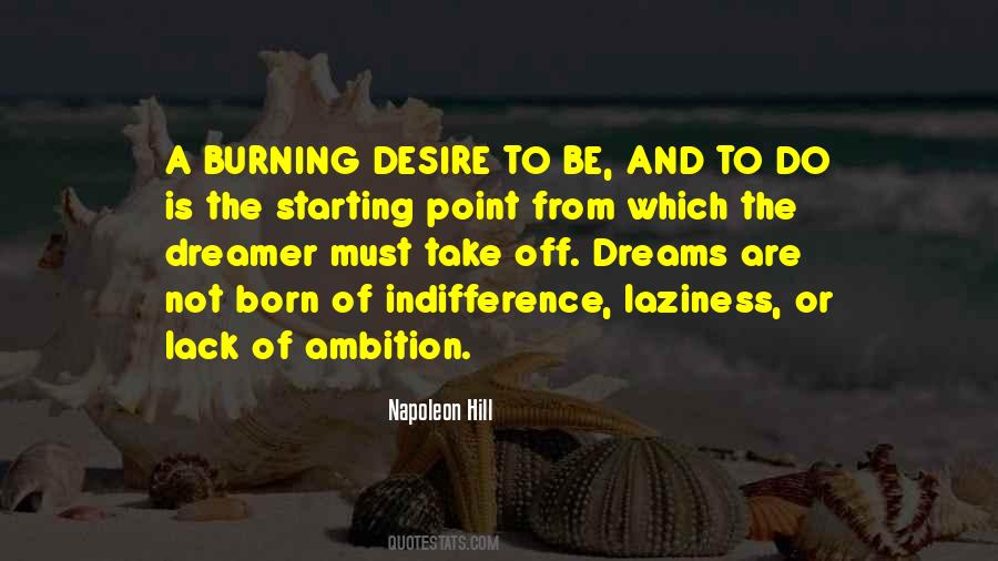 Ambition Dreams Quotes #1704374