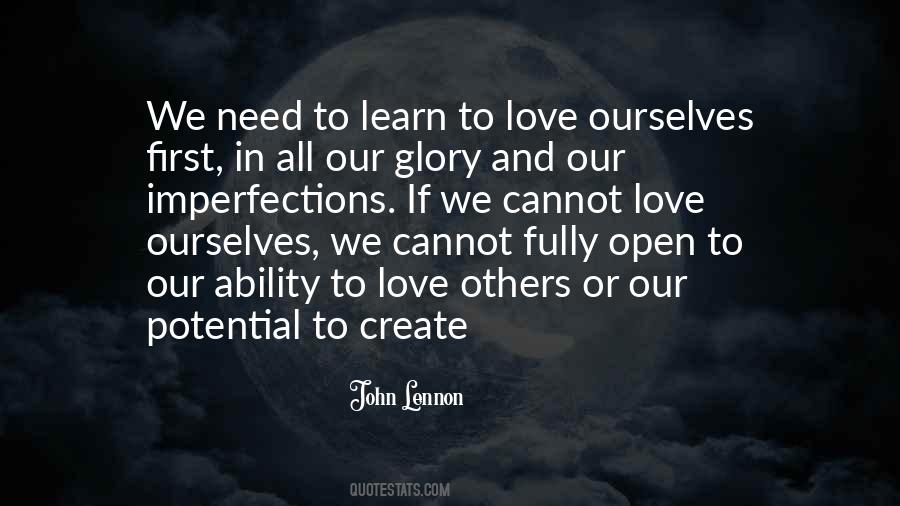Learn To Love Yourself First Quotes #1109822