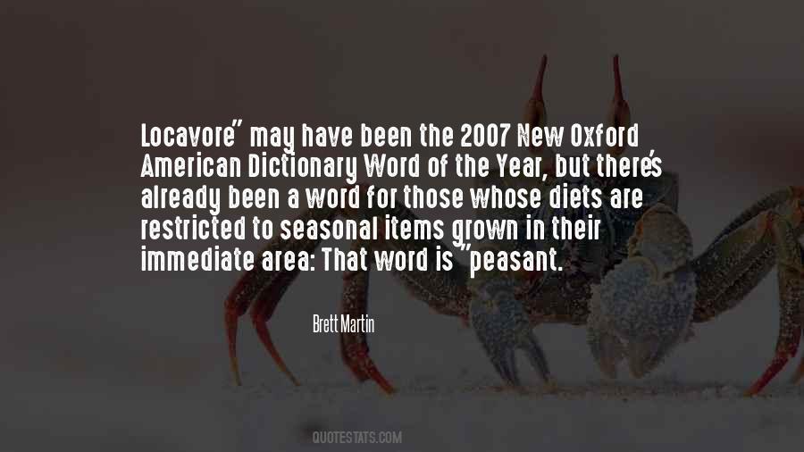 Word Of The Year Quotes #284463