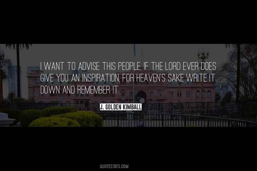 Give It To The Lord Quotes #440695