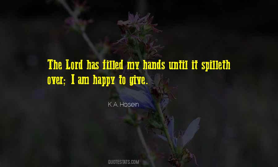 Give It To The Lord Quotes #712406