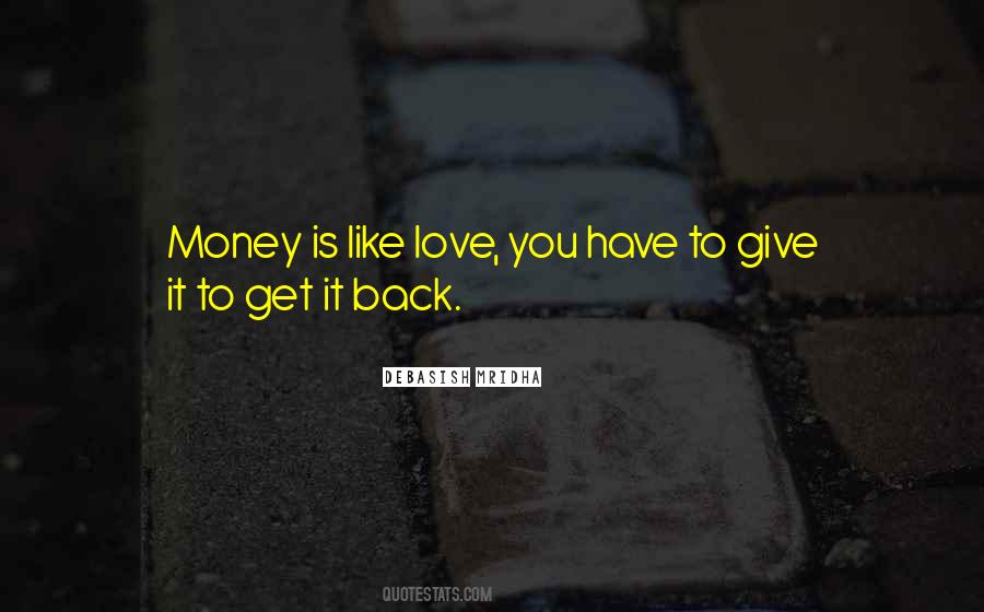 Give Love Back Quotes #190980