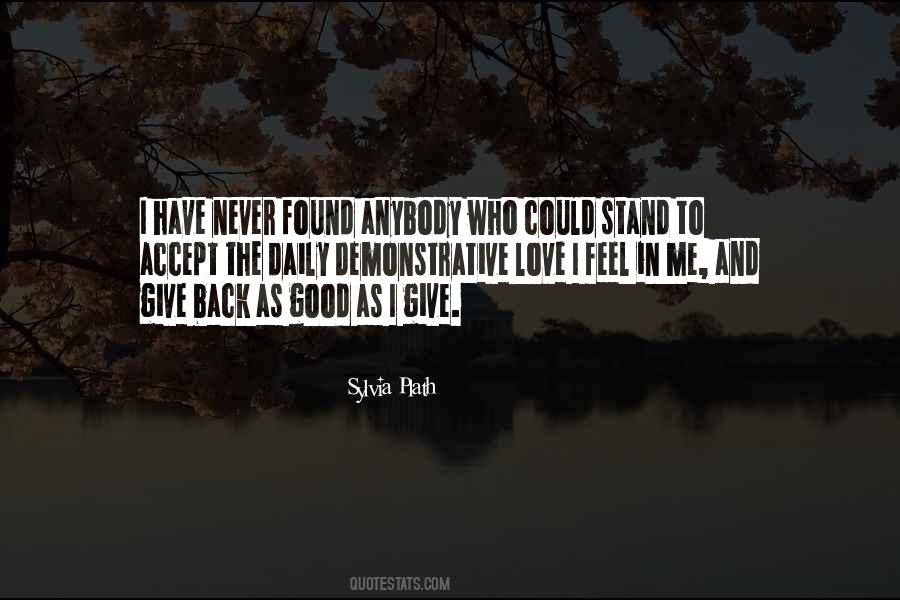 Give Love Back Quotes #574055