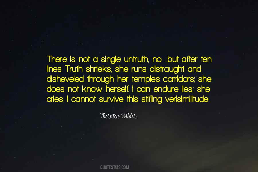 Lies When I Know The Truth Quotes #1170849