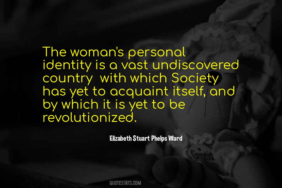 Woman Identity Quotes #814925