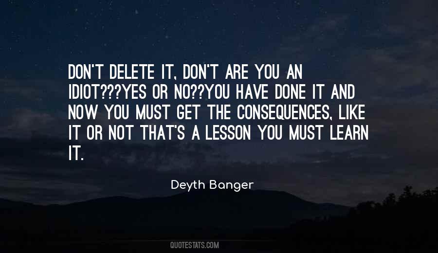 Delete You Quotes #208007