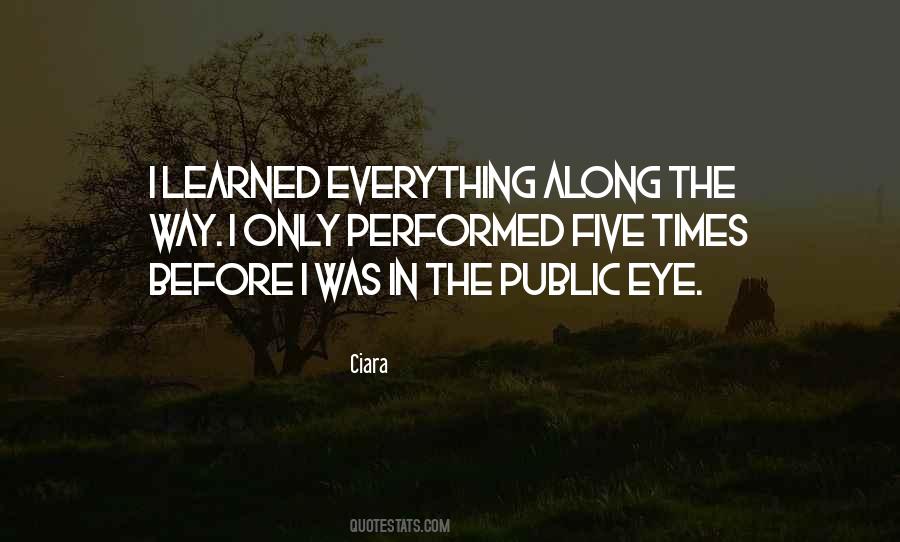 In The Public Eye Quotes #300219