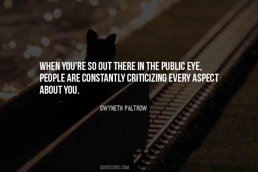 In The Public Eye Quotes #555429