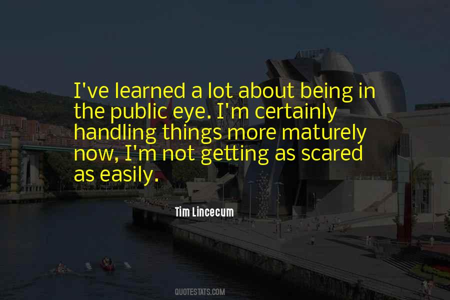 In The Public Eye Quotes #570832