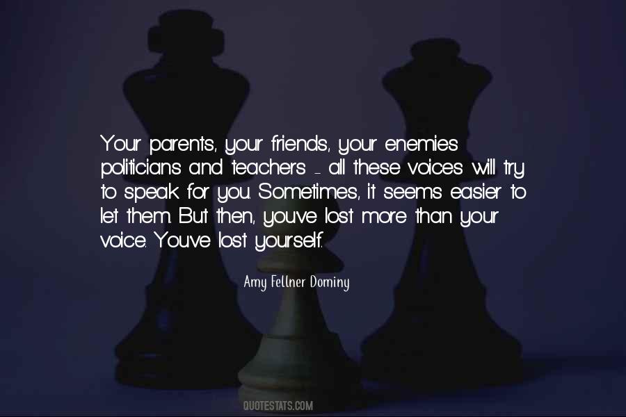 Friends But Enemies Quotes #1048229