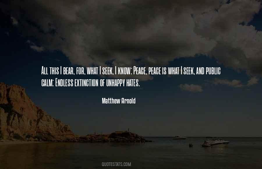I Seek Peace Quotes #1813446